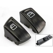 2Pcs Power Window Control Switch Button Cover Caps for Mercedes Vito Viano W639 Sprinter W906 Master Lifter Console Replacement Parts black