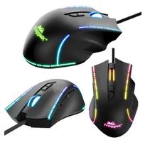 RGB žaidimų pelė Cyclone-X 12800 DPI LED programuojami mygtukai