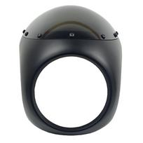Motociklo Universalus Cafe Racer 7 colių priekinis žibintas Vairo Apdaila Vėjo Deflektoriaus Rinkiniai Harley Sportster Bobber Touring Bright black black