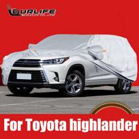 Skirta Toyota Highlander 2010 automobilio dangčiui lauko saulės apsaugai nuo UV lietaus ir sniego šalčio apsaugai nuo dulkių Oxford audiniu For Highlander black