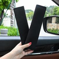 1 vnt Automobilio kaklo pagalvės Automobilio galvos atramos pagalvėlės atramos sėdynės priedai Universalūs nugaros atlošo saugos pagalvės auto salonas 1Pair Shoulder Pad black