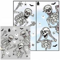 Langų Lipdukai Skeletai Dekoracijos Helovino Rinkinys