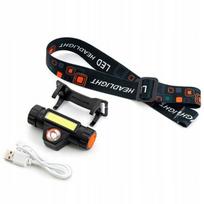 Priekinis žibintas 500 mAh COD + SMD ir magnetinė įkraunama baterija (ELT355)