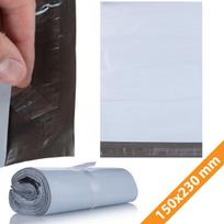 Kurjerinis vokas Rosfix 150x230 mm – Atsparus vandeniui, Tvirta LDPE plėvelė, 100 vnt. komplektas