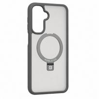 Evelatus Samsung Galaxy A17 4G / A17 5G Shield Case With MagSafe & Stand Matte Ring Smoke Grey