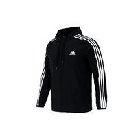 Adidas 3-Dryžių Treniruočių Sportinis Gobtuvu Striukė su Logotipu Vyrams Viršutiniai Drabužiai Juoda GV5256 XXXL black