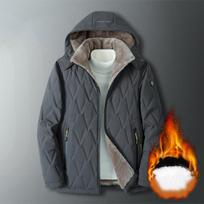 Vyriški storas šiltas bomber tipo švarkas vyrams sutirštintas šiltas pliušinis parkas su gobtuvu vilnos vyriški švarkai viršutinė apranga M juoda