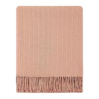 Medvilninis pledas Cozy Blankets, 100 % medvilnė, su dekoratyviniais kutais – minkštas pledas namams ir poilsiui 140×200 cm, 140x200