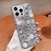 Blizgantis Cirkonio Kristalų Drugelio Telefono Dėklas Motorola Edge 60 Fusion 50 Neo Ultra Pro 40 Dangtelis Dovana mergaitei Motorola Edge 60