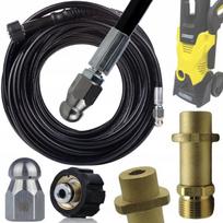 Pakaitinė dalis aukšto slėgio žarna Karcher K2–K7 – 3 srovių antgalis, 20 m, M22, Iki 160 bar