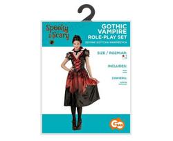 Gotų vampyro kostiumas moterims, dydis S