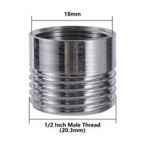 M18mm Female Thread To 1/2  3/4 Male Thread Copper Nickel-Plated And Stainless Steel Adapter M18 Water Pump Coupling Accessories