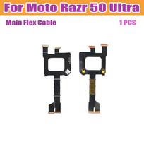 Original For MOTO Razr 50 Ultra Motorola XT2451 Motherboard Connector LCD Display Screen Main Board Flex Cable Replace Parts Razr 50 black