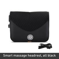 Car Neck Massage Pillow Lumbar Support Cushion Auto Seat Travel Relax Head Waist Support Memory Foam Car Headrest Back Massage-Red-Pillow red