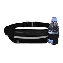 Bėgimo juosmens krepšys Vyriškas diržinis krepšys Telefono sporto krepšys Vandens hidratacija kuprinė Bėgimo priedai Sportiniai „Fanny Pack“ sportiniai krepšiai 21cm juoda