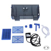Efficient Aquarium Filter Fishtank Pump Quiet External Filter for Freshwater Saltwater Fishtank Health Habitats Filter gray