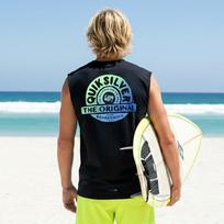 QUIKSILVER Men'S Sleeveless Rash Guard Qs1145Kmt Black/Xl(110)