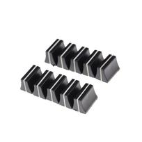 10 X Black Slide potenciometro maišytuvo fader rankenėlė 19Mmlx12Mmw 4Mm velenui 0 black