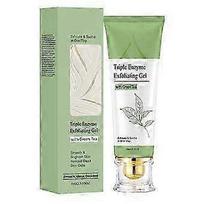Triple Enzyme Exfoliating Gel Exfoliating-Aqua Green Tea Peeling Gel Gentle Deep Facial Exfoliators Dead Skin Remover 1pc