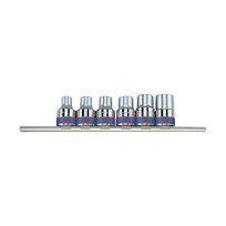 Galvučių rinkinys TORX 1/2" 6vnt (E10–E20) King Tony