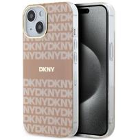 DKNY IML Mono & Stripe MagSafe dėklas iPhone 15 Plus / 14 Plus – rožinis