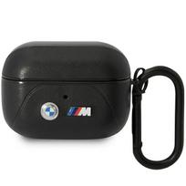 BMW Leather Curved Line AirPods Pro dėklas – juodas