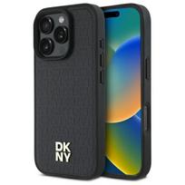 DKNY MagSafe dėklas iPhone 16 Pro Max – juodas