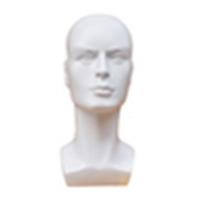 Daugiafunkcis plastikinis vyro manekeno galvos modelis, skirtas eksponuoti kaukes, akinius, kepures, perukus