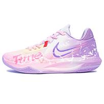 Nike Precision 6 Cushioning, Wear Resistant Low top Basketball Shoes Men's Pink Purple DD9535-100(Team-853)-Random packaging bags 46 white