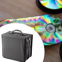 520 Capacity CD Case,Booklet Travel Carrying Protector,Portable Disc Storage Binder DVD black