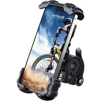 Bike Phone Holder Motorcycle Mount Motorcycle Phone Holder Handlebar Cell Phone Clamp E-Bike Scooter Phone Clip for iPhone 17 Air Pro Max 16 15