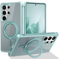 For Samsung Galaxy S25/S24 Ultra/S25 Plus Case with 360° Rotatable Magnetic Ring[Compatible with Magnetic][Invisible Kickstand] For Galaxy S25 Ultra juoda