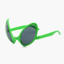 Alien Prank Multicolor Sand Sculpture Party Glasses green