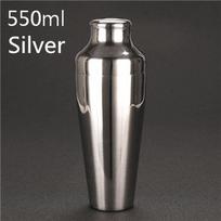 Calabrese Bar Cocktail Shaker Stainless Steel 500ml Bottle Cocktail Shaker Essential Barware Bar Tool for Bartender Drink Party sidabras