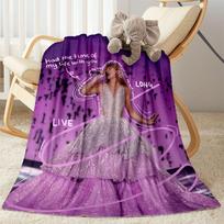 Taylor Swift Live Performance Blankets are suitable for living rooms,making them an ideal choice for outdoor travel and gifts. 150cmx200cm