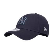 New Era New York MLB diamond design sunshade curved eaves hard top NE940 cotton baseball cap men and women same style couple model navy blue 14737407 tamsiai mėlyna