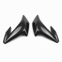 Skirta Kawasaki Z900 2017 2018 Motociklo anglies pluošto priekinio dujų bako šoninio apdailos įdėklo dangtelio skydo apsauginio gaubto black