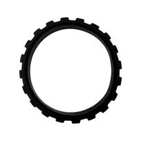 Stone Xiaomi Mijia Robot Anti-slip Wheel Covers: Wear-resistant Tire Skins for iRobot Sweeping Accessories black