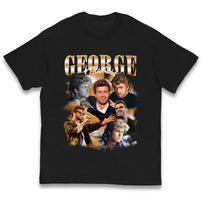 George Michael Bootleg Kids T Shirt 110 brown