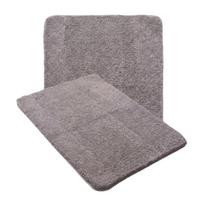 40x60 Plush Bath Mat Soft Absorbent Bathroom Rug Non Slip Floor Carpet for Home Door Entrance Area One Size gray