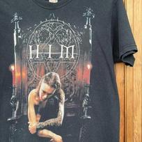 Him Band Vintage T Shirt Brand Black The Rock XS gray