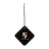 For Porsche Panamera Cayenne Taycan 911 718 Macan Carrera-GT 928 944 Car Fragrance Decorative Pendant Perfume Ornament Accessory CVN1 black