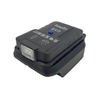 USB įkrovimas USB akumuliatoriaus keitiklis LED šviesa Ličio akumuliatoriaus keitiklis Makita 18V akumuliatoriui 1pc