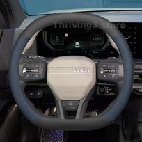 Odinis automobilio vairo užvalkalas NAUJAM Kia EV2 GT-Line 2026 EV3 EV5 Užvalkalai Vairui Automobilio Vairo Užvalkalai Kia EV2 Aksesuarai black