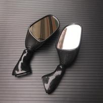 Anglies pluošto juodi galinio vaizdo veidrodėliai Suzuki Katana GSX600F GSX750F GSX 600F/750F 1998-2002 1999 2000 2001 juoda