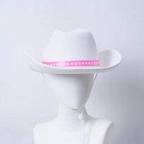 Balta spalva Kepurė Kostiumo Aksesuarai Vakarų Kaubojaus Kepurė Daugiafunkcis Papuošimas Vaikų Mergaičių Kostiumui Cosplay Rekvizitas Ornamentas white