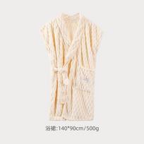 Berankovis Chalatas Dušo Mikropluošto Dėvimas Storinantis Medvilninis Sugeriantis Greitai Džiūstantis Vonios Rankšluostis Vonios Kambario Minkštas Patogus Vienspalvis 1pcs robe 90x140cm mėlyna