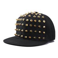Vyriškos ir moteriškos kniedytos plokščios kepurės Punk Rock Hip Hop Kniedytos beisbolo kepurės Y2K Lauko personalizuota kepurė sidabras