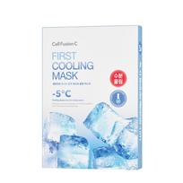 Vėsinanti ir drėkinanti veido kaukė "First Cooling Mask", 5 vnt.