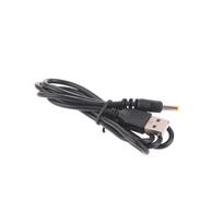 USB į DC 4.0x1.7mm kištukas 5V 2A galios įkrovimo kabelis laidas PSP 1000 2000 3000 PSP1000 PSP2000 PSP3000 įkrovimo kabelis black